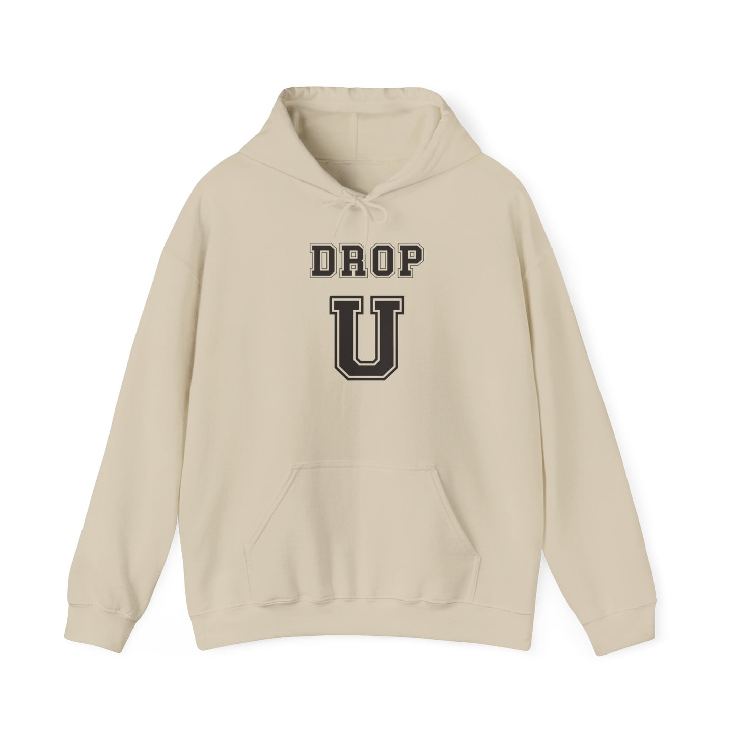 DROP U University Casual Unisex Hoodie