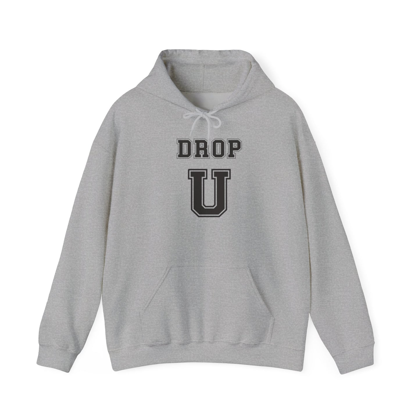 DROP U University Casual Unisex Hoodie