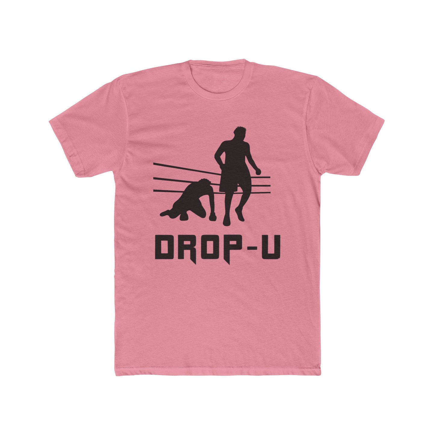 Dropped U Unisex Cotton Crew Tee