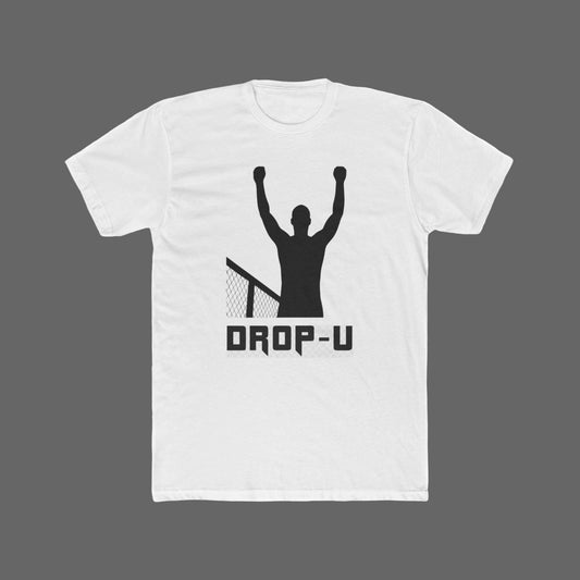 DROP U Fighter Unisex Cotton Crew Tee