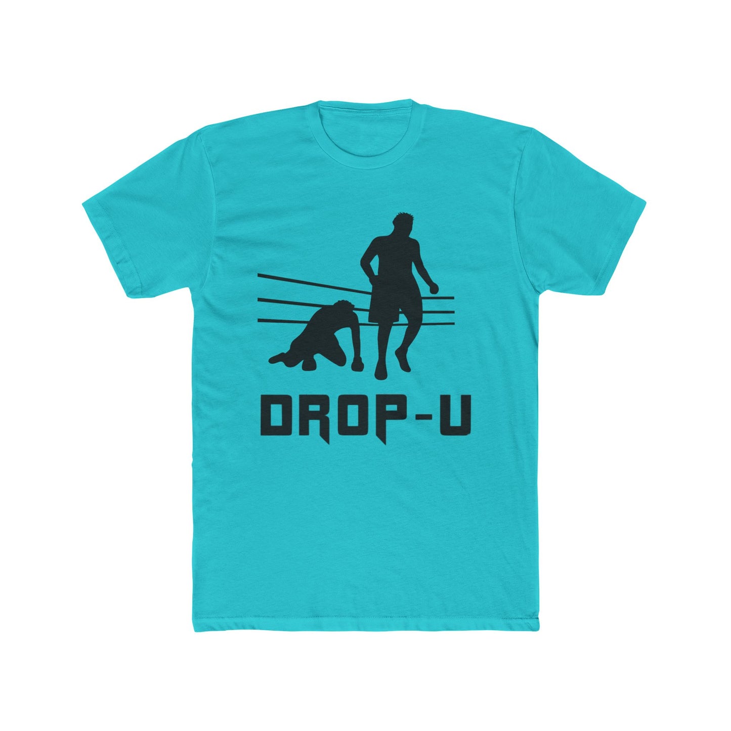 Dropped U Unisex Cotton Crew Tee